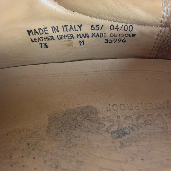 Clark’s Men’s Active Air Brown Leather Lace Up Oxford Shoe  Sz 7.5 Waterproof - Picture 13 of 13